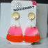 Candy Corn Acrylic Earrings - So & Sew Boutique