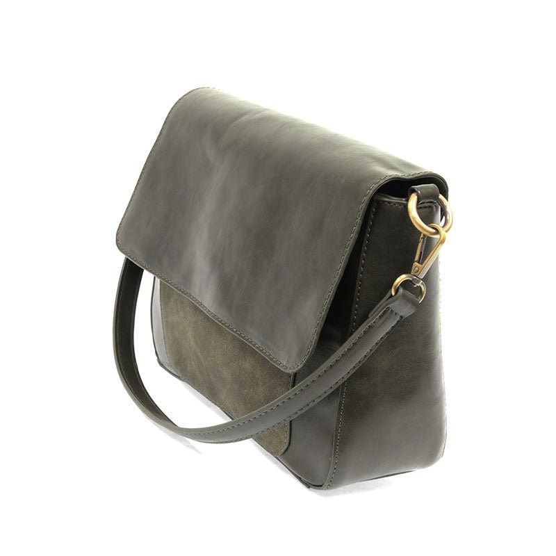 Lexie Convertible Shoulder Bag Sude Trim - So &amp; Sew Boutique