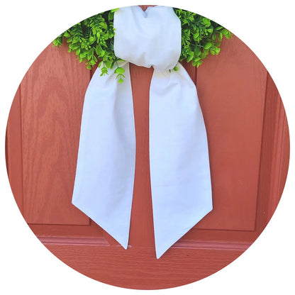 Linen Wreath Sash - So &amp; Sew Boutique