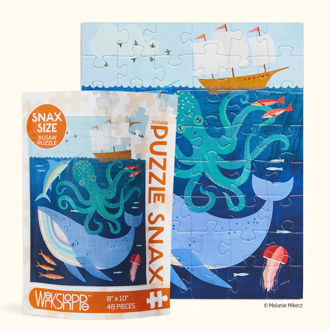 Snack Size Puzzles | Deep Sea Adventure | 48 Pieces - So &amp; Sew Boutique