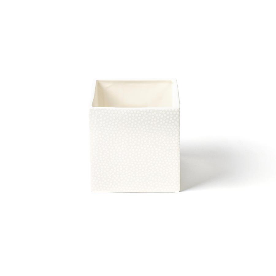White Small Dot Medium Mini Nesting Cube - So &amp; Sew Boutique