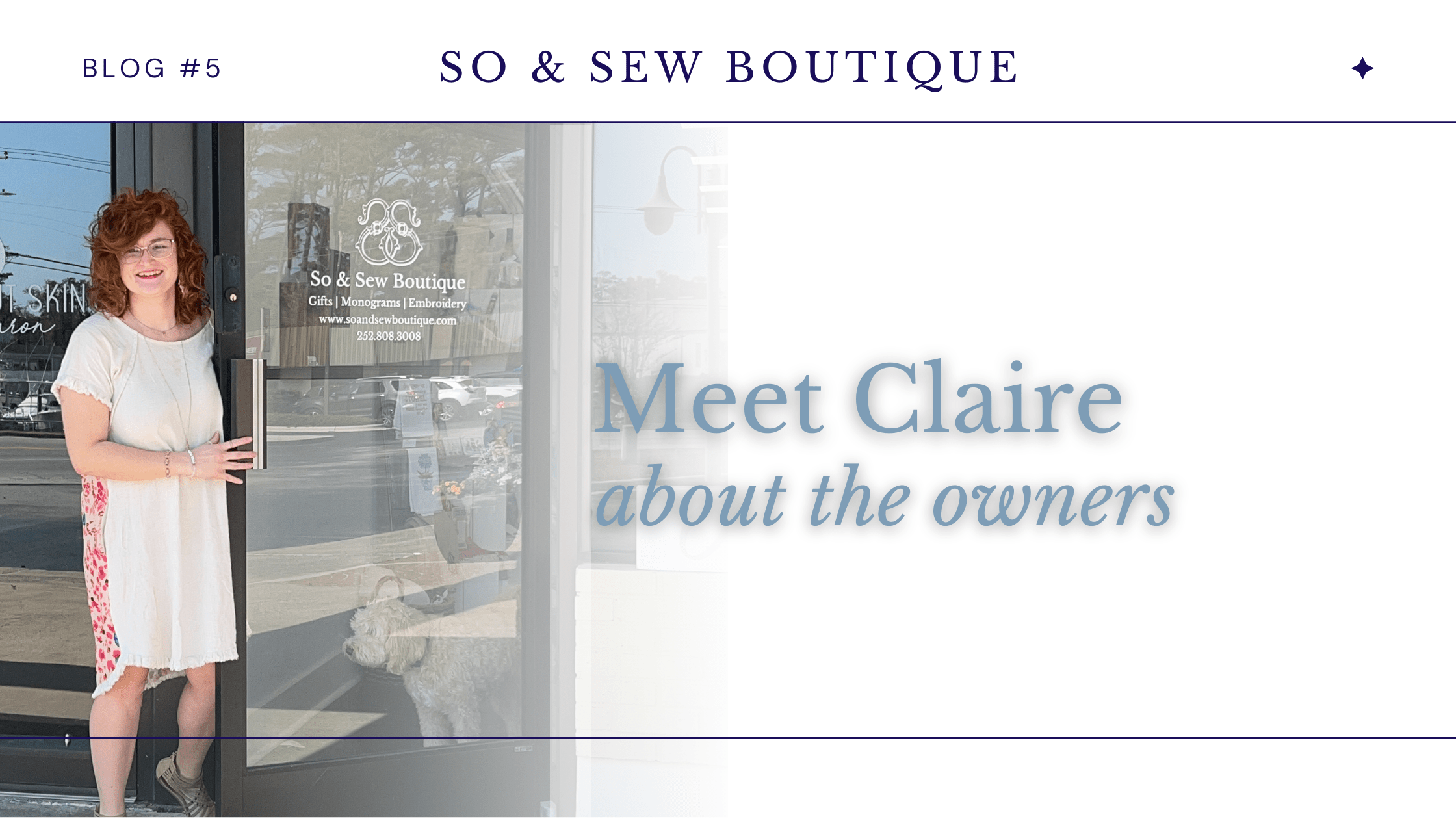 Meet Claire - So & Sew Boutique
