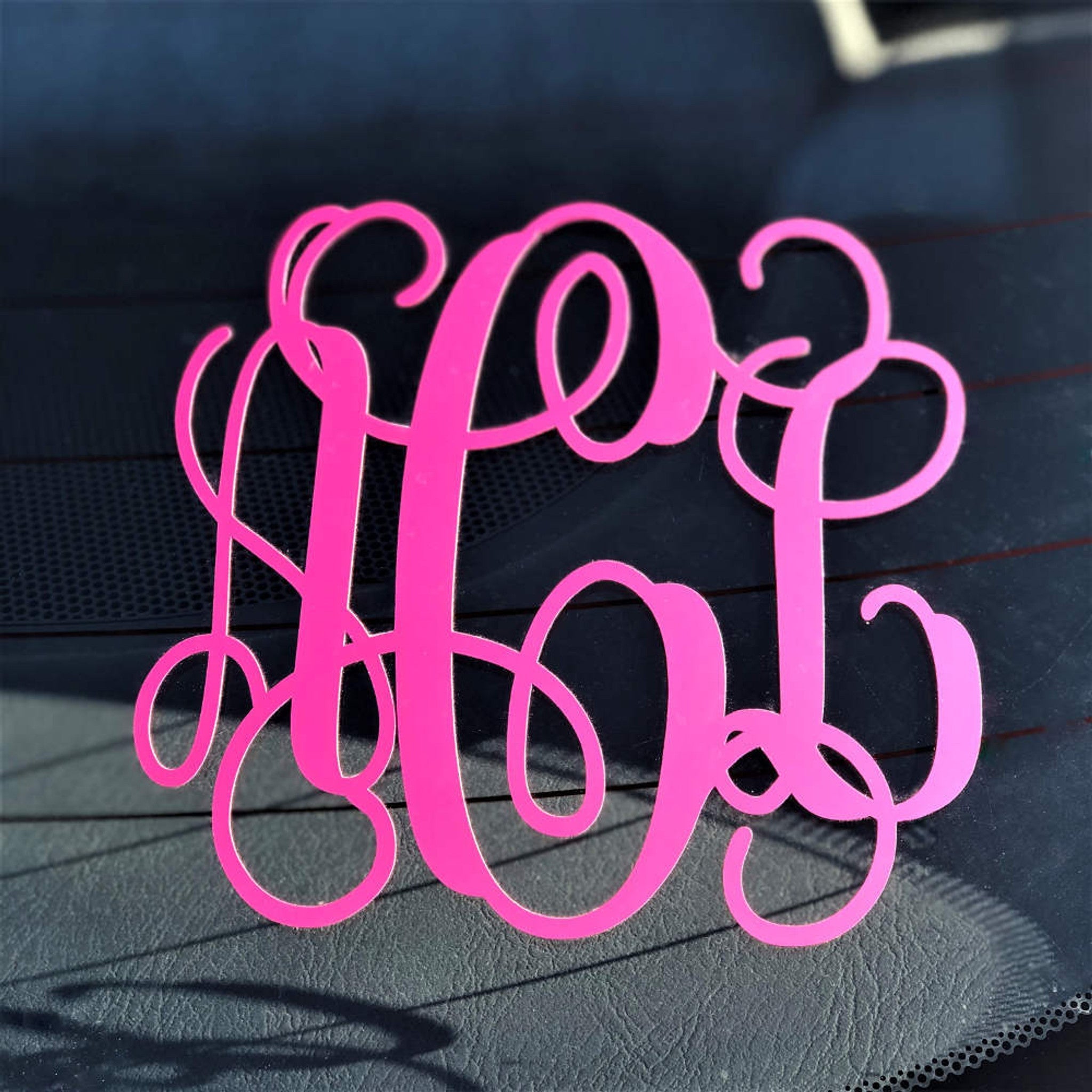 Decal Monograms - So & Sew Boutique