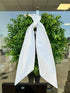 60" Bright White Wreath Sash - So & Sew Boutique