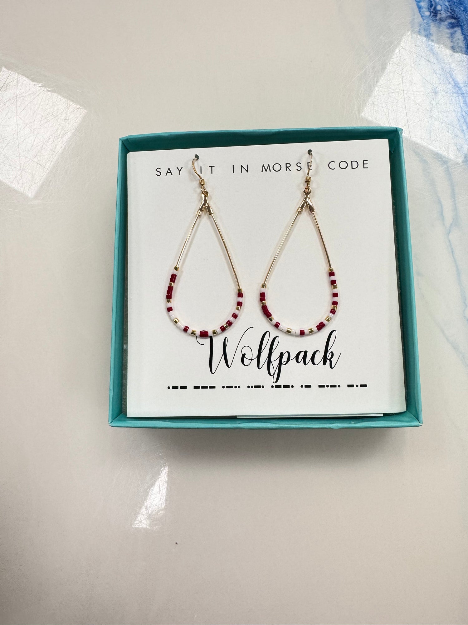 Wolfpack | Morse Code Jewelry-Jewelry-Dot &amp; Dash Design-So &amp; Sew Boutique