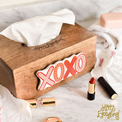 Happy Everything! Mini Rectangle Wood Tissue Box - So &amp; Sew Boutique