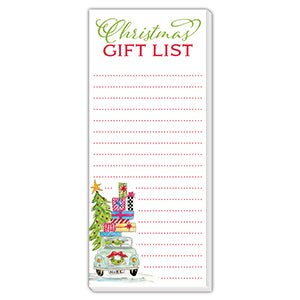 Holiday List Pad - Gift List - So & Sew Boutique