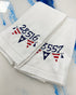 Patriotic Zip Code Hand Towels - So & Sew Boutique