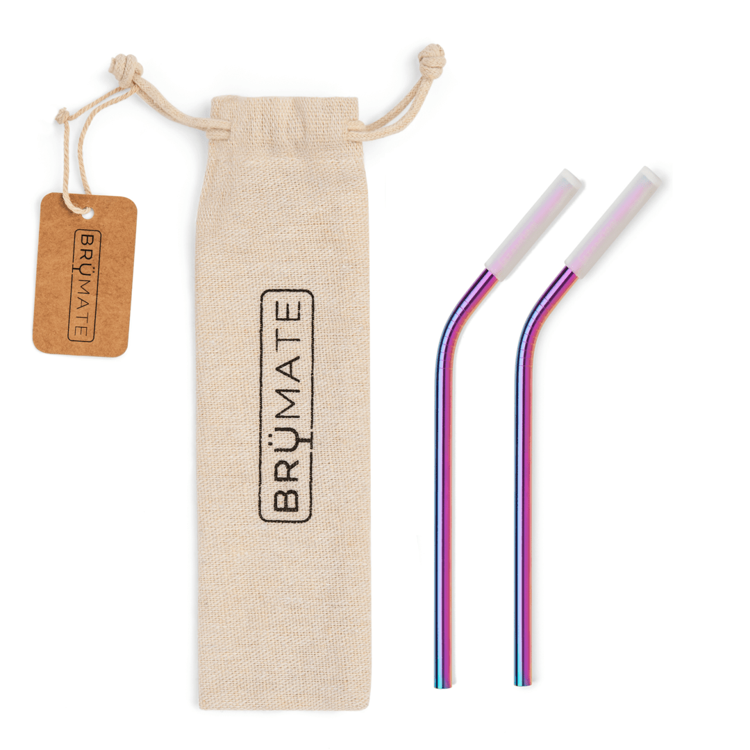 Stainless Steel Reusable Wine Straws - So & Sew Boutique