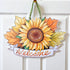 Welcome Sunflowers Indoor/Outdoor Door Hanger *Pre - Order - So & Sew Boutique