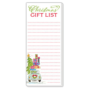 Holiday List Pad - Gift List-Gifts-RosanneBeck Collections-So &amp; Sew Boutique