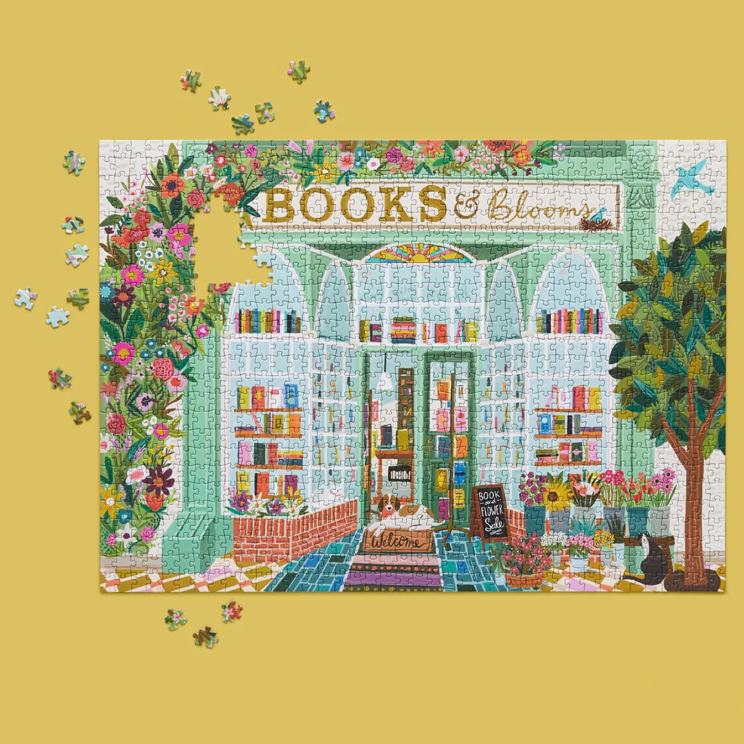 1000 Piece Puzzle | Books And Blooms - So &amp; Sew Boutique