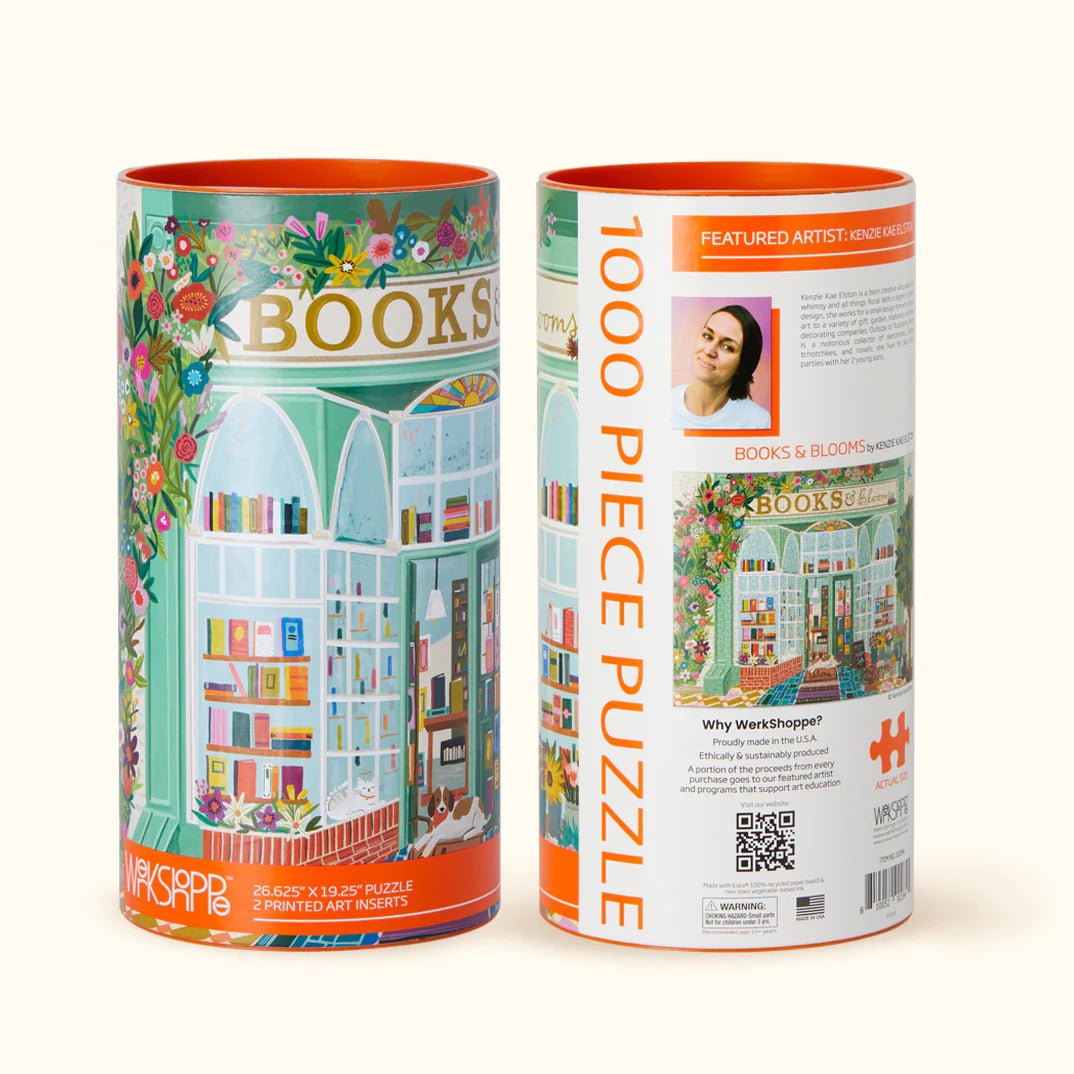 1000 Piece Puzzle | Books And Blooms - So &amp; Sew Boutique
