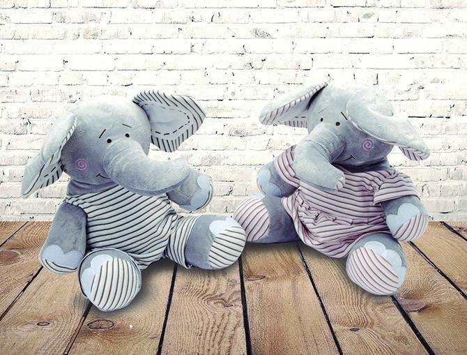 18" Elephant - So & Sew Boutique