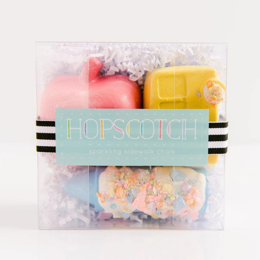 Chalk Set | Back to School-Gifts-Hopscotch Sparkling Sidewalk Chalk-So &amp; Sew Boutique