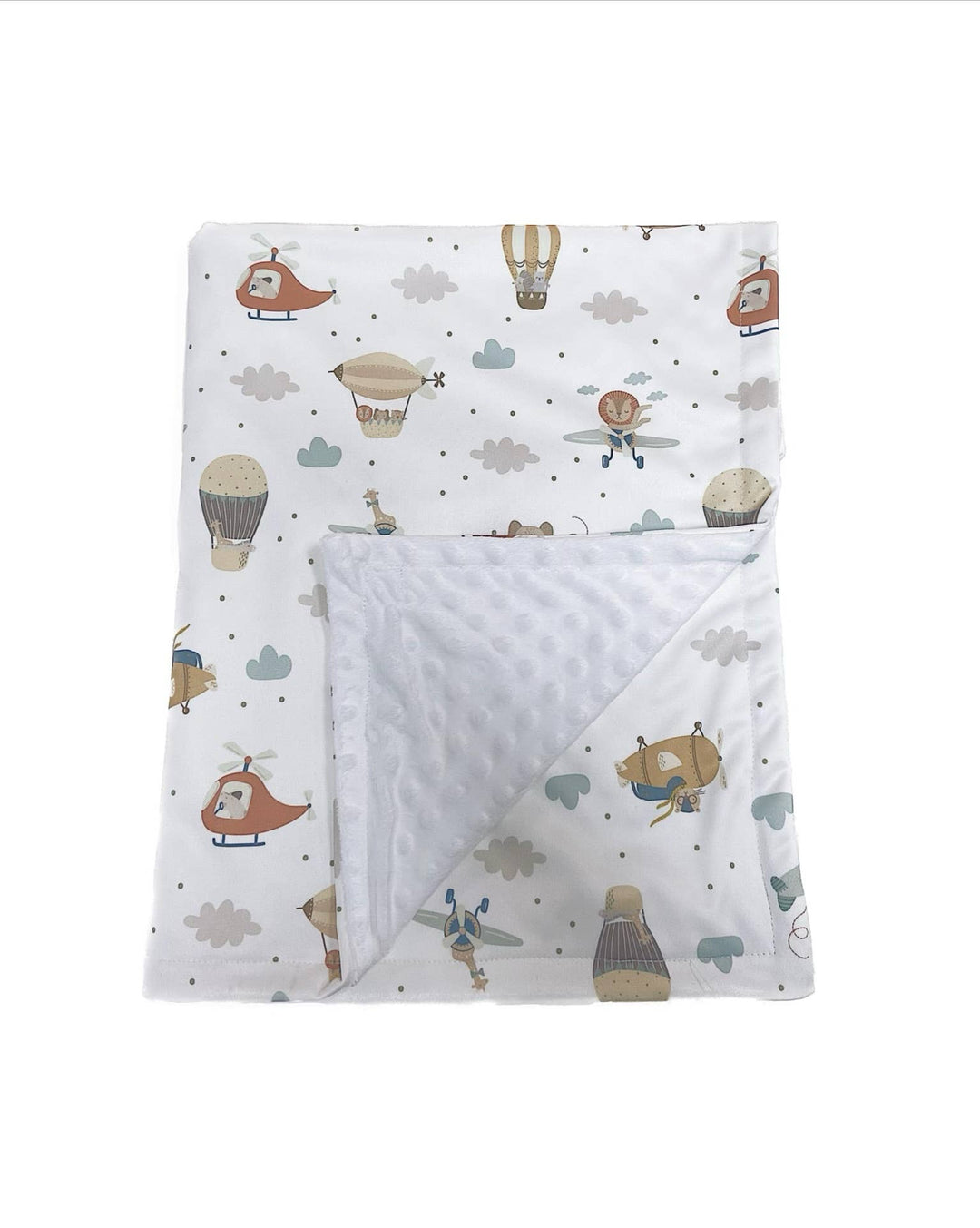 Animal Explorer Minky Dot Blanket - So & Sew Boutique