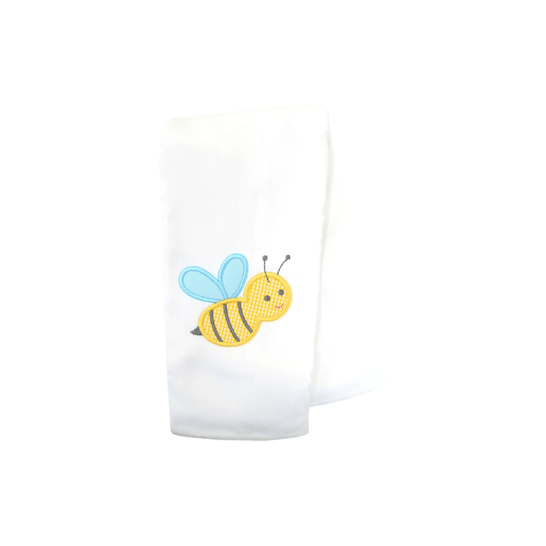 Applique Burp Cloth | Bumblebee-Baby Essentials-3Marthas-So &amp; Sew Boutique