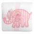 Applique Burp Cloth | Pink Elephant-Baby Essentials-3Marthas-So & Sew Boutique