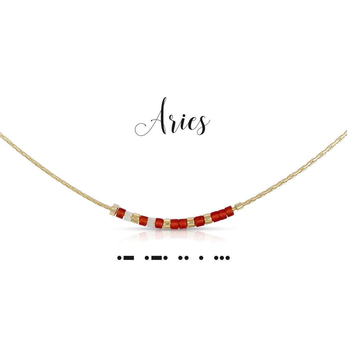 Aries | Morse Code Jewelry - So &amp; Sew Boutique