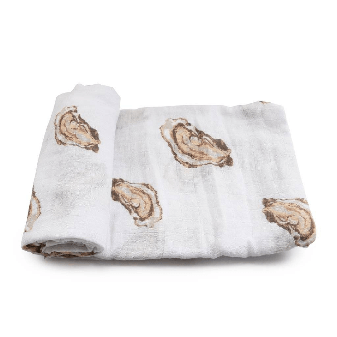 Aw Shucks! Oyster Swaddle-Blankets-Little Hometown-So & Sew Boutique