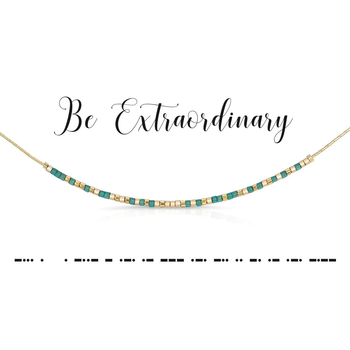 Be Extraordinary | Morse Code Jewelry - So &amp; Sew Boutique
