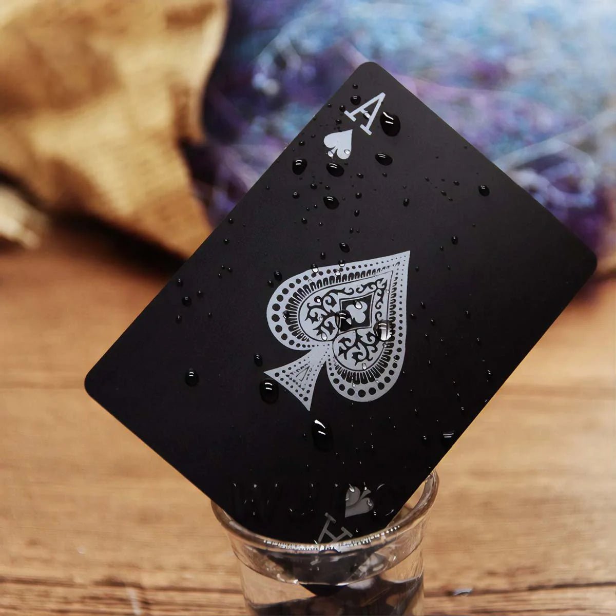 Black Waterproof Playing Cards - So &amp; Sew Boutique