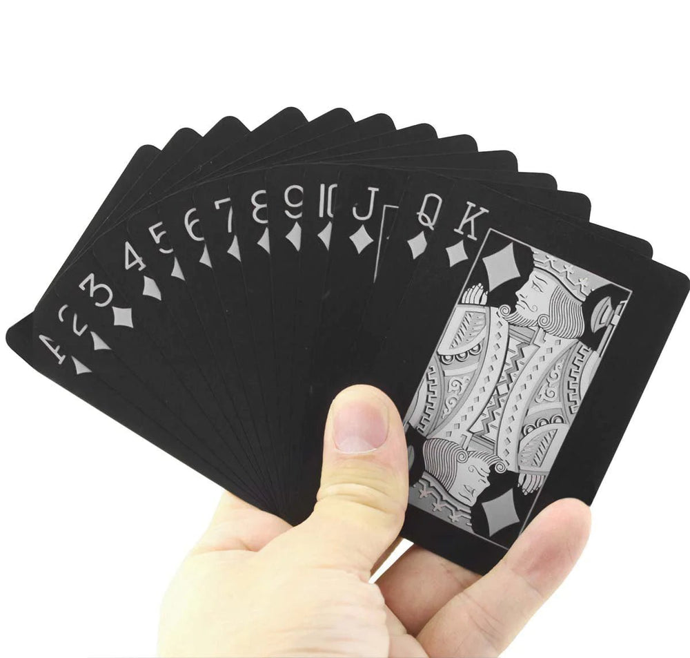 Black Waterproof Playing Cards - So & Sew Boutique