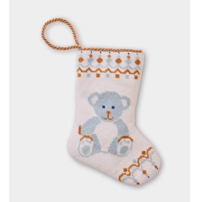 Boy Bear Bauble Stocking-Home Decor-Bauble Stockings-So &amp; Sew Boutique