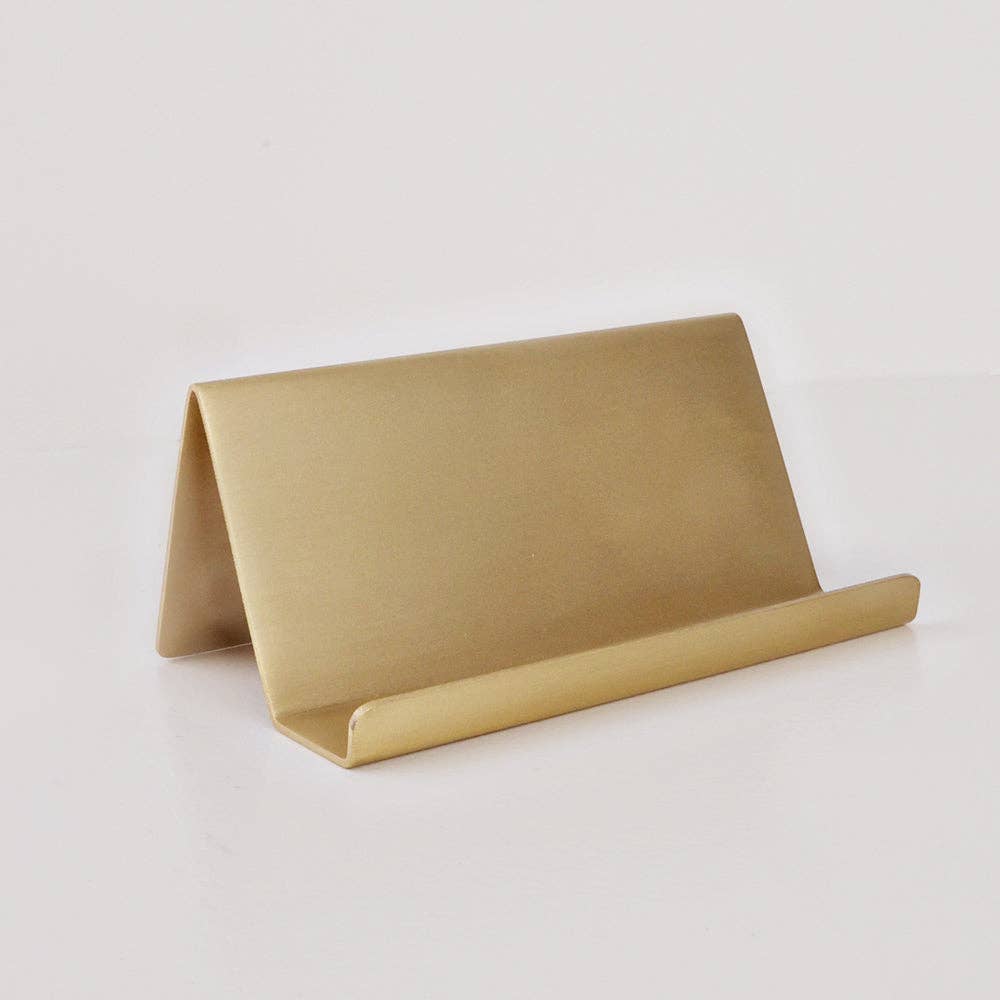 brass card holder - So &amp; Sew Boutique