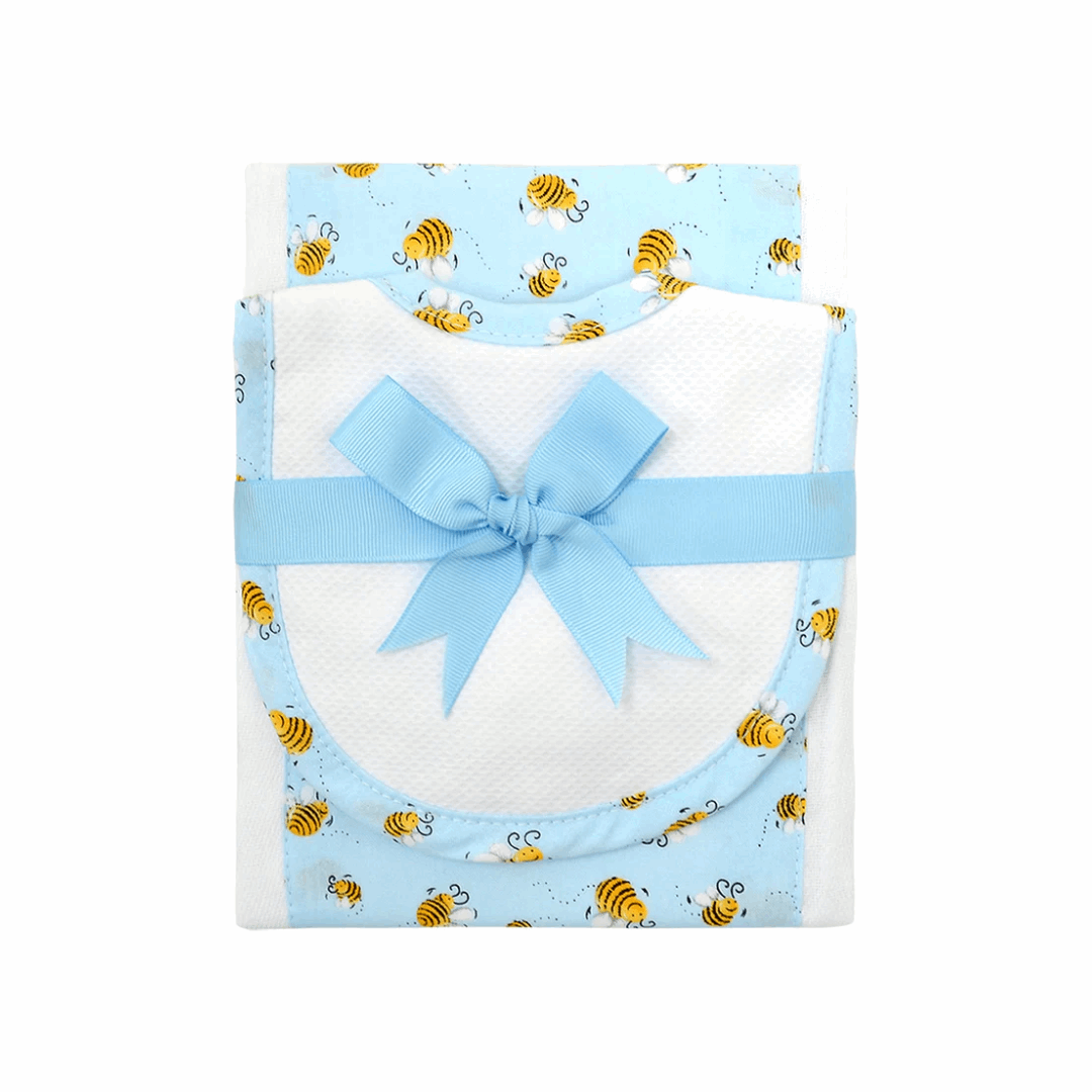Burp & Drooler Set | Bumblebee - So & Sew Boutique