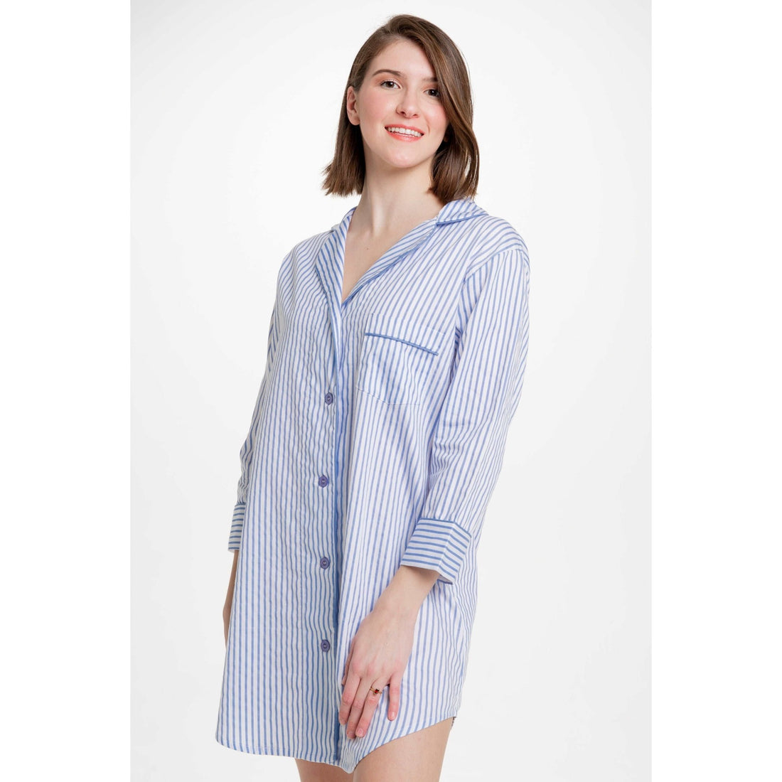 Button-Down Sleep Shirt - So &amp; Sew Boutique