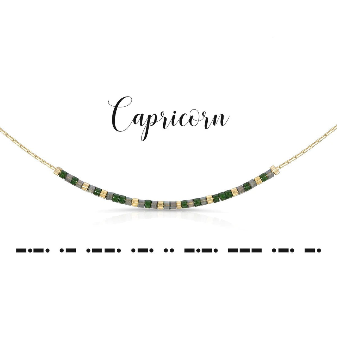 Capricorn | Morse Code Jewelry - So &amp; Sew Boutique