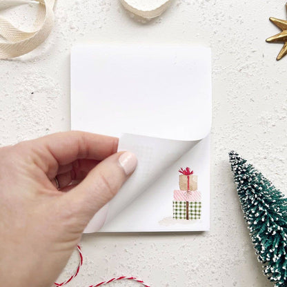 christmas notepad: Gifts - So &amp; Sew Boutique