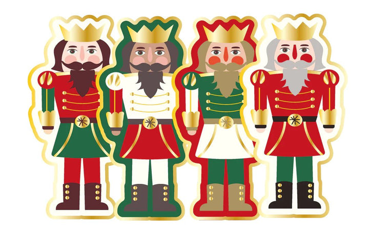 Christmas Nutcracker Paper Nutcracker Salad Plate (8pk) - So & Sew Boutique