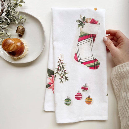 classic christmas tea towel - So &amp; Sew Boutique