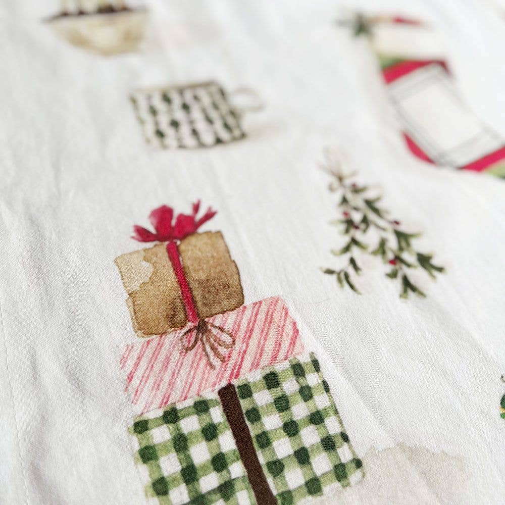 classic christmas tea towel - So &amp; Sew Boutique