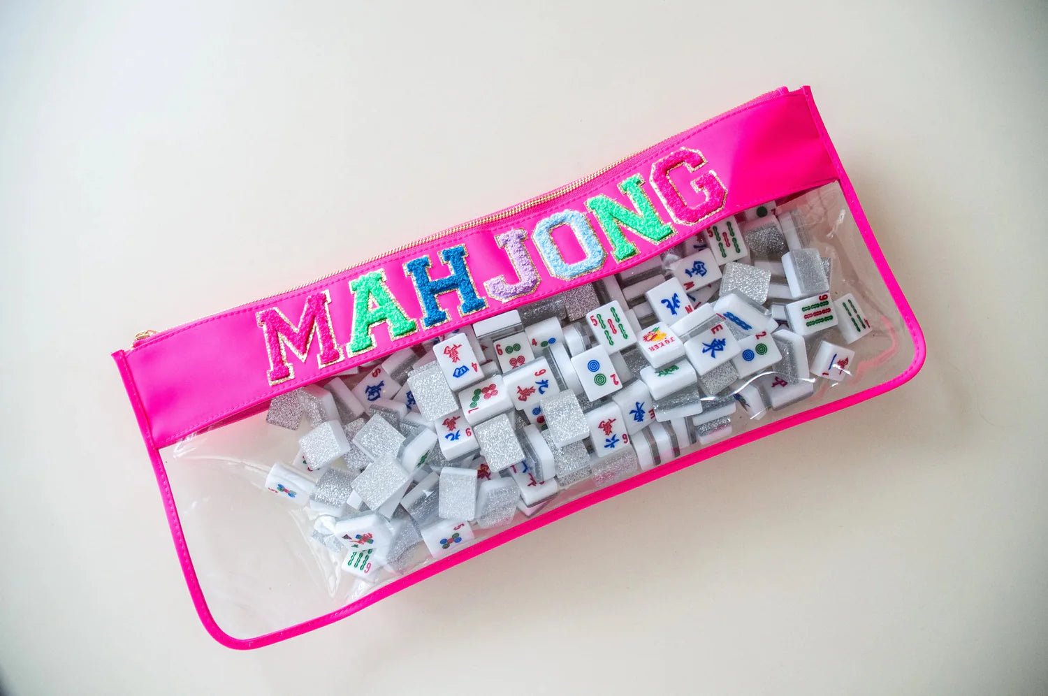 Clear Mahjong bag - So &amp; Sew Boutique
