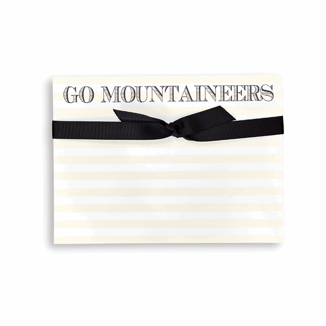 Collegiate Slab Pad | Go Mountaineers - So & Sew Boutique