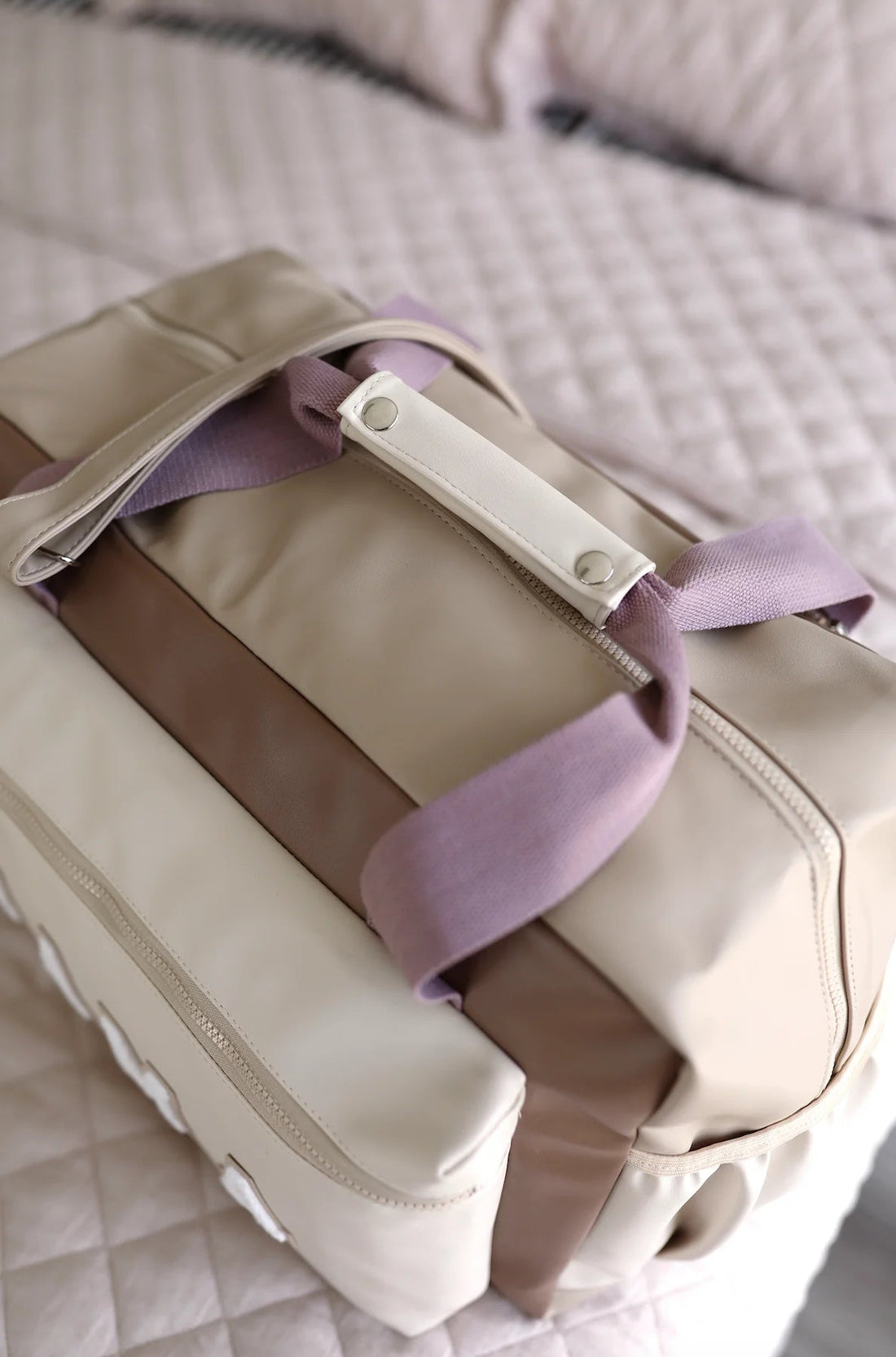 Color Block Duffle Bag - So &amp; Sew Boutique