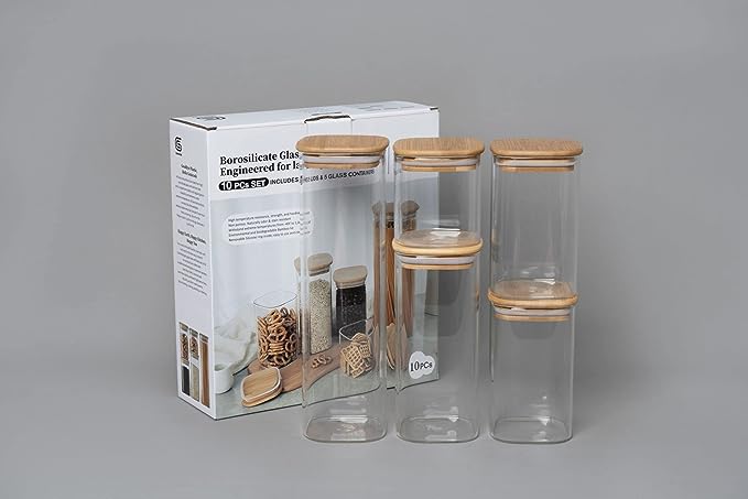 Eco Bamboo Canister Set - So &amp; Sew Boutique