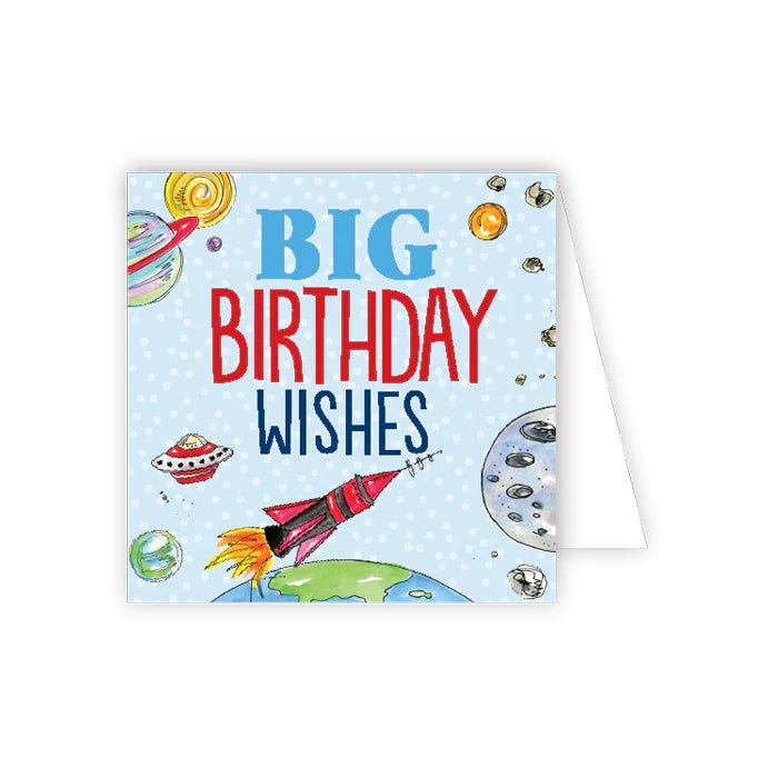 Enclosure Card | Outerspace Birthday Wishes - So & Sew Boutique