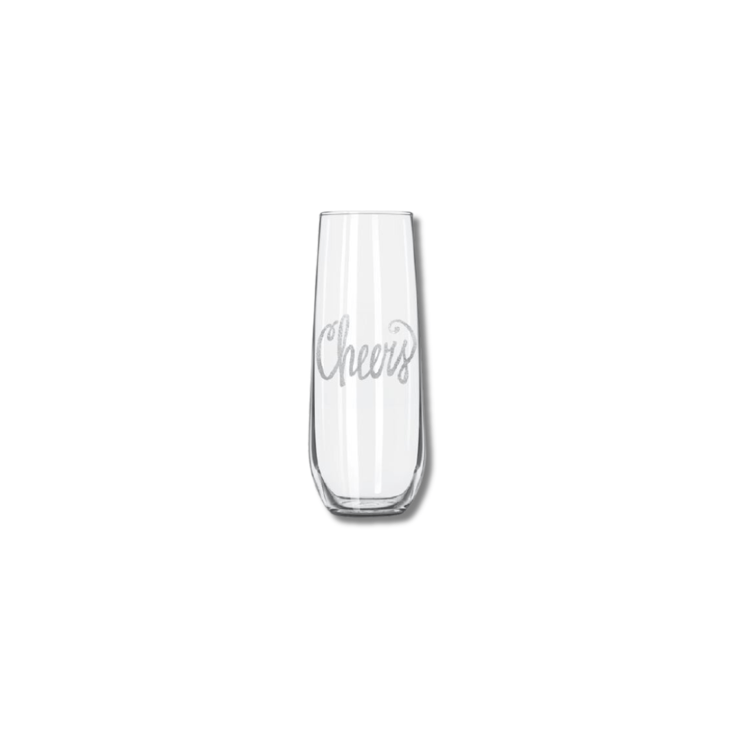 Engraved Champagne Flutes - So &amp; Sew Boutique