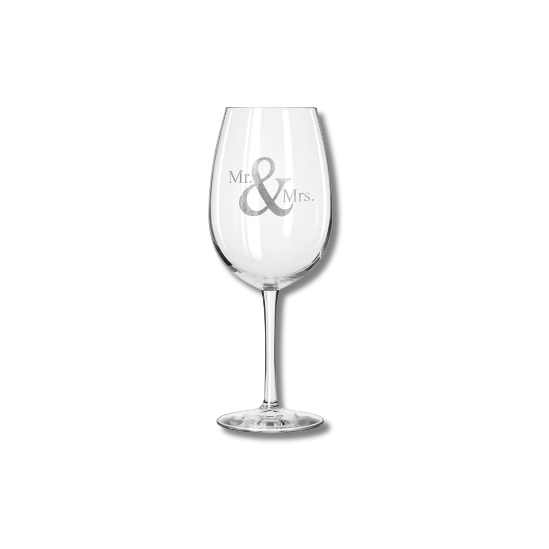 Engraved Wine Glass - So &amp; Sew Boutique