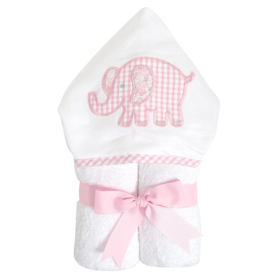 Everykid Towel | Pink Elephant - So & Sew Boutique