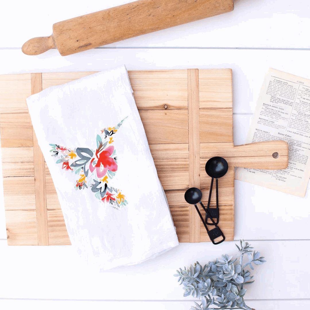 Flour Sack Towel | Hummingbird - So & Sew Boutique