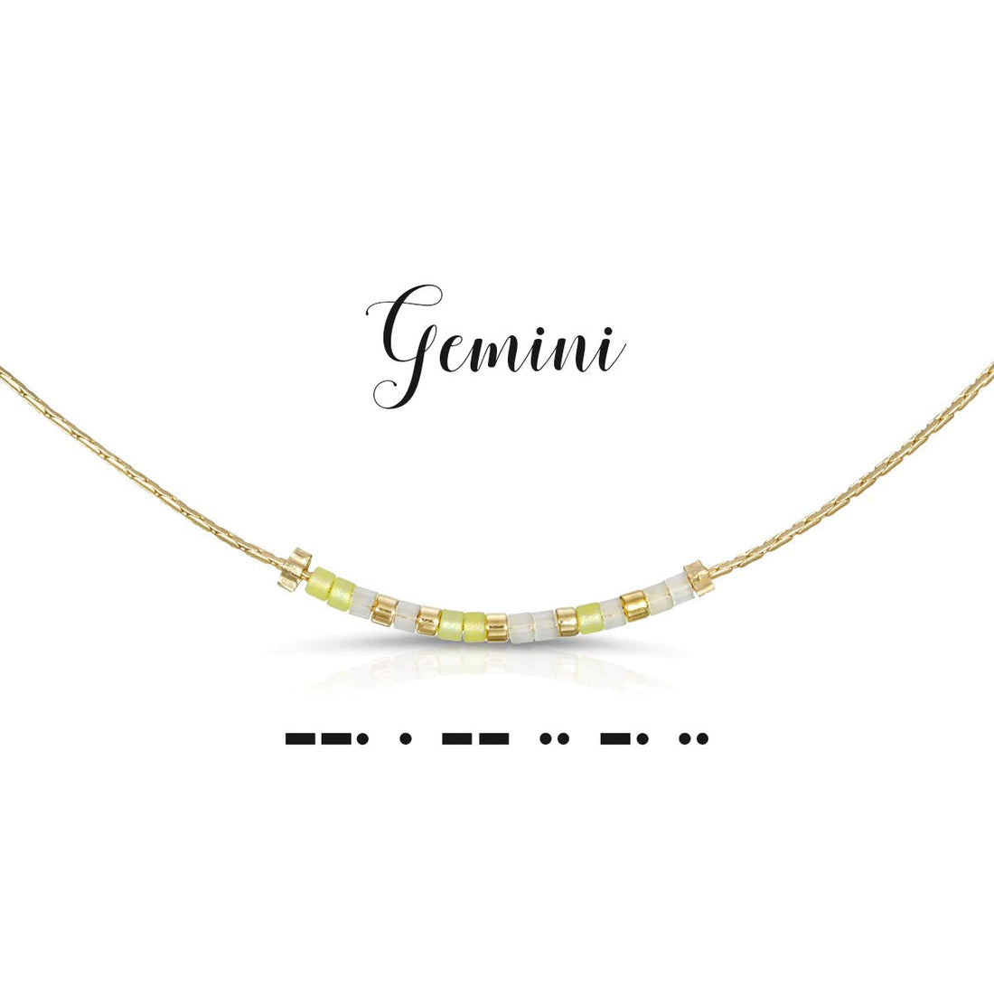 Gemini | Morse Code Jewelry - So &amp; Sew Boutique