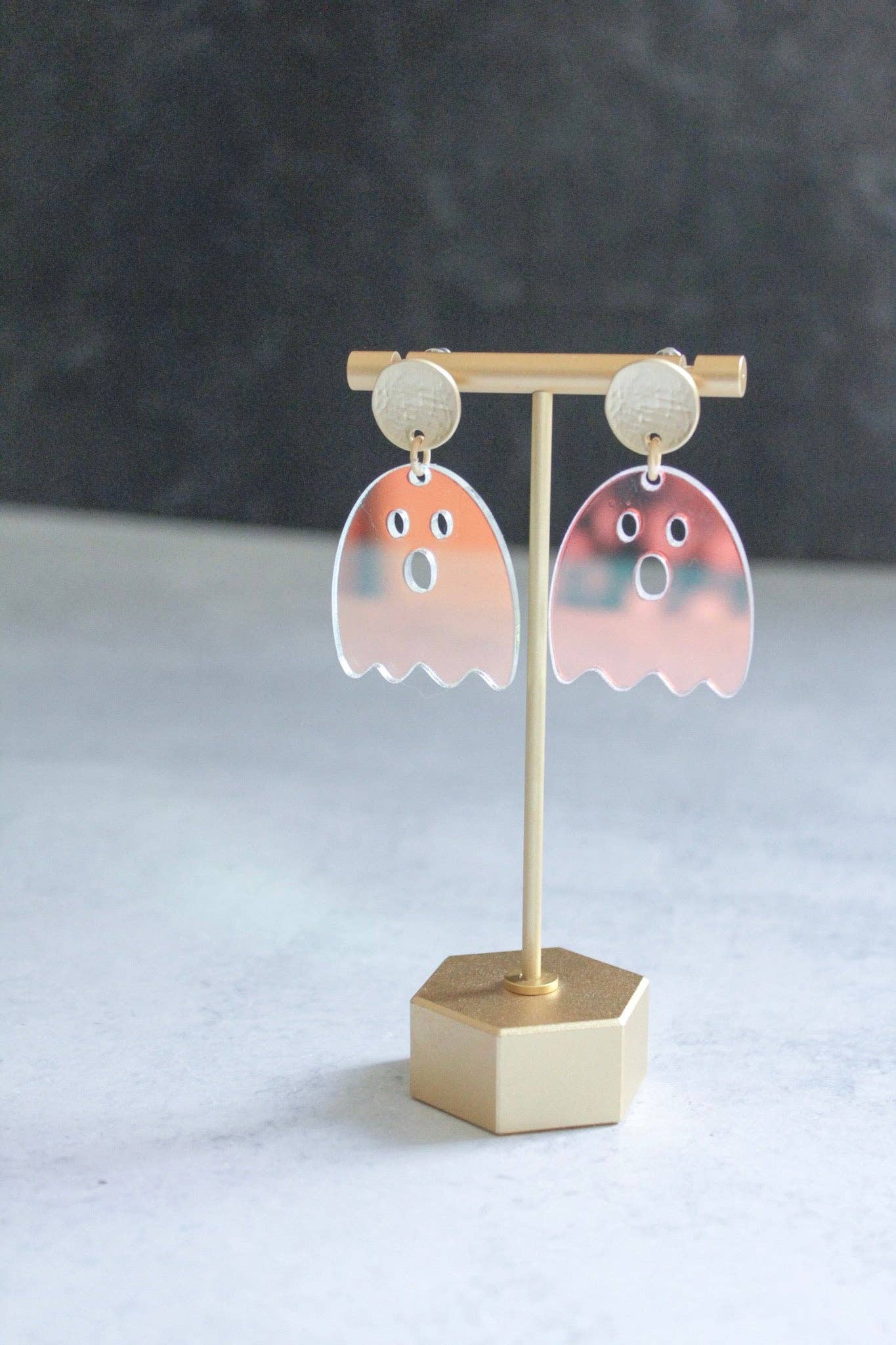 Ghost Acrylic Halloween Earrings - So &amp; Sew Boutique