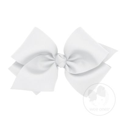 Giant Grosgrain Bow - White - So & Sew Boutique