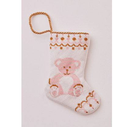 Girl Bear Bauble Stocking - So &amp; Sew Boutique