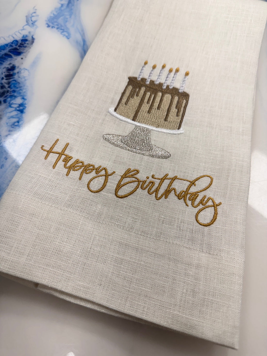 Happy Birthday Hand Towel - So &amp; Sew Boutique